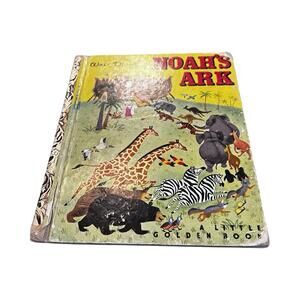 1952 Walt Disney's Noah's Ark A Little Golden Book Kids Children’s Nursery